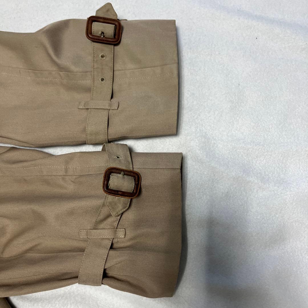 バーバリー チェック裏地 ベージュ トレンチコート ベルト付