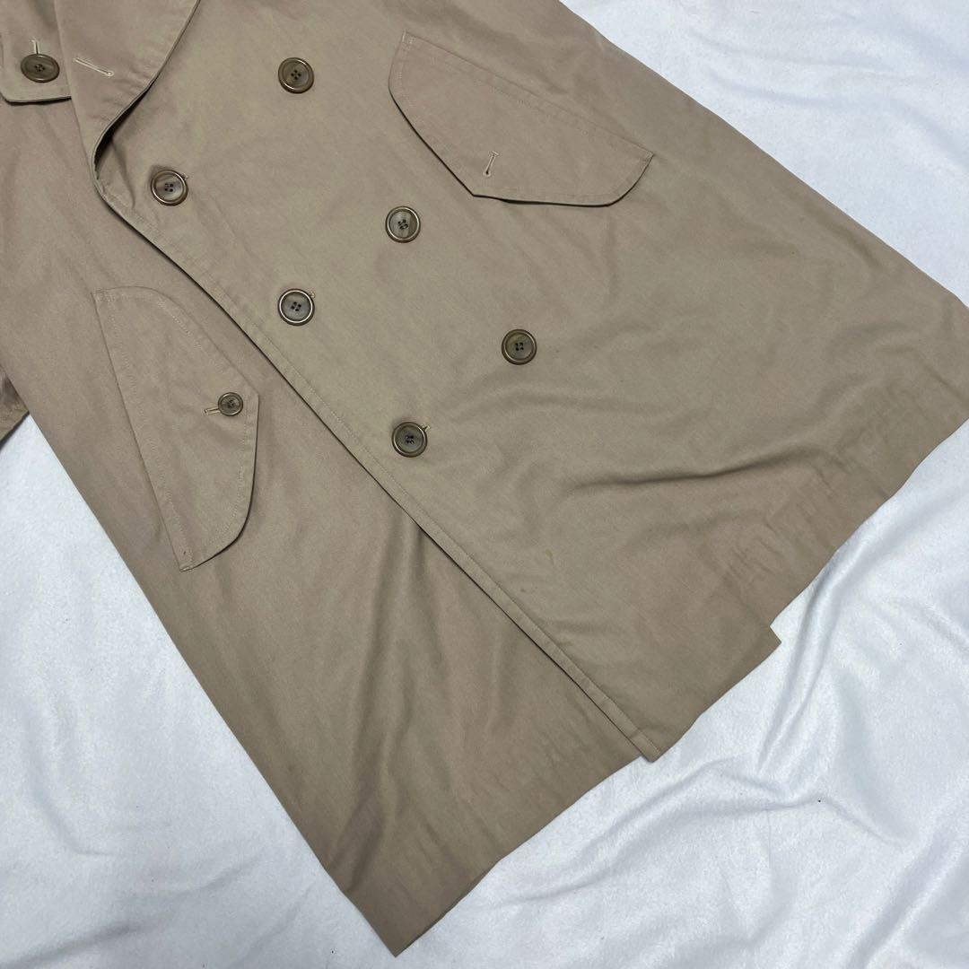 バーバリー チェック裏地 ベージュ トレンチコート ベルト付