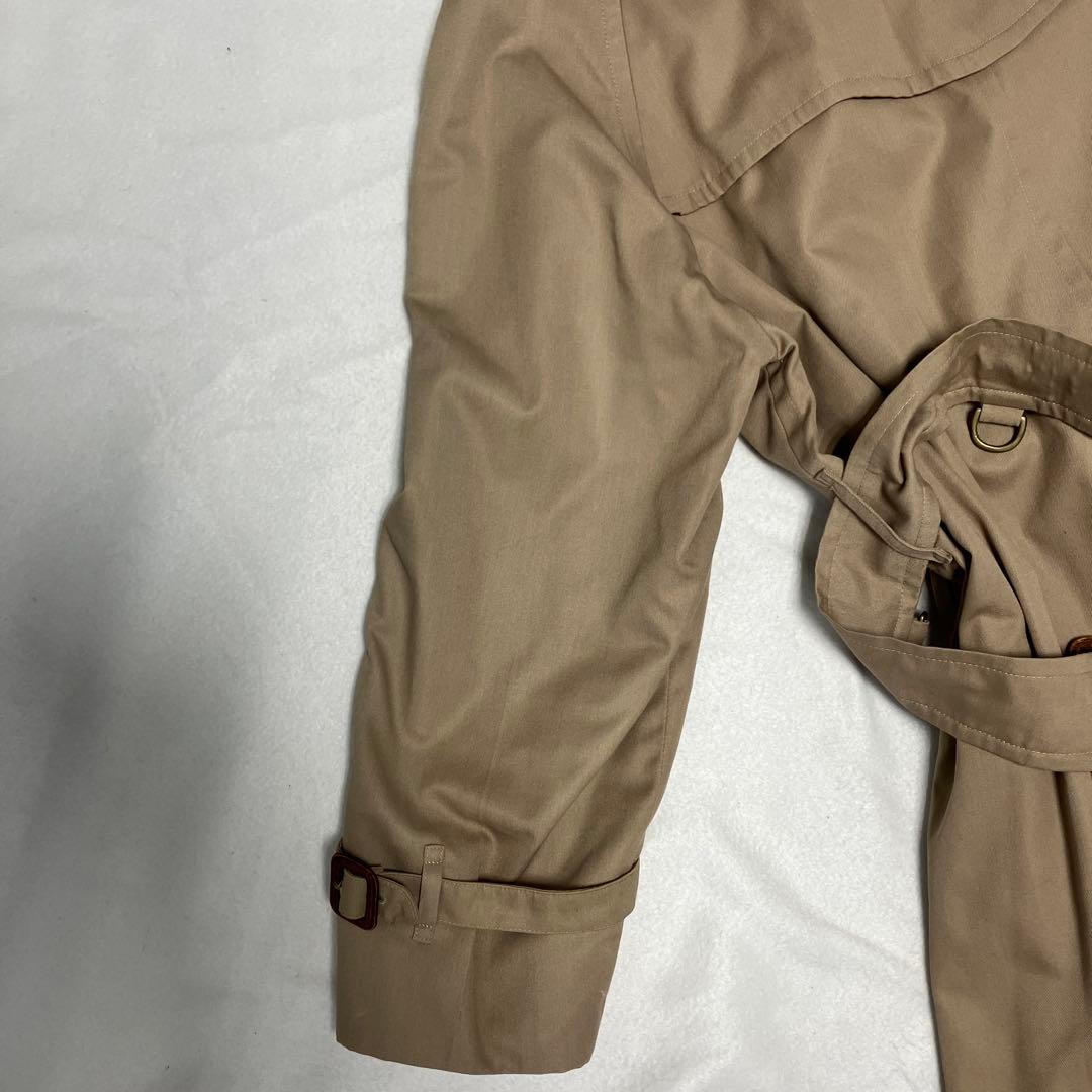 バーバリー チェック裏地 ベージュ トレンチコート ベルト付