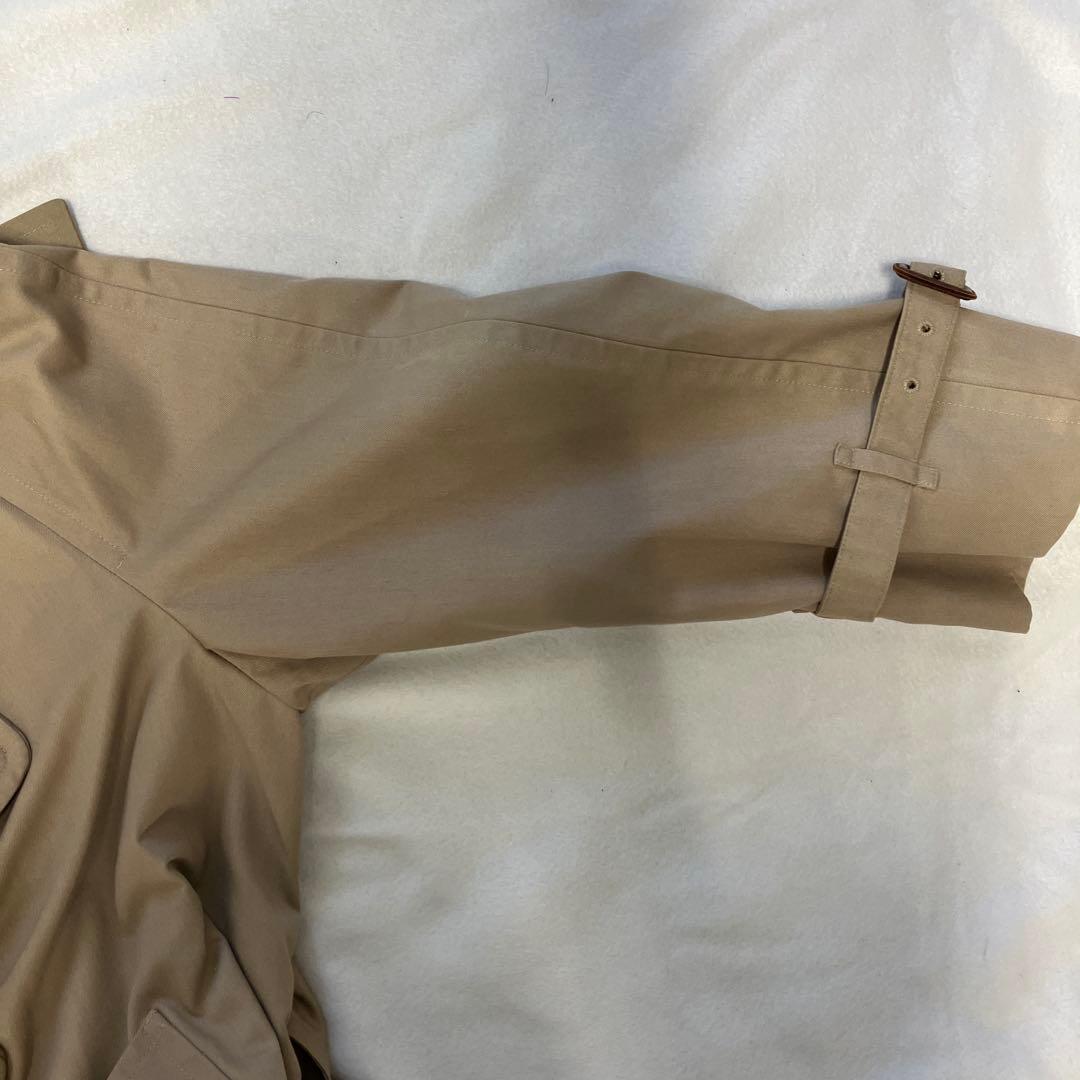 バーバリー チェック裏地 ベージュ トレンチコート ベルト付