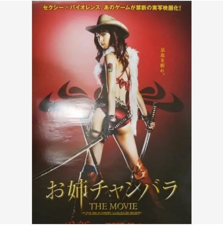 お姉チャンバラ THE MOVIE　DVD(初回限定版) & ポスター セット
