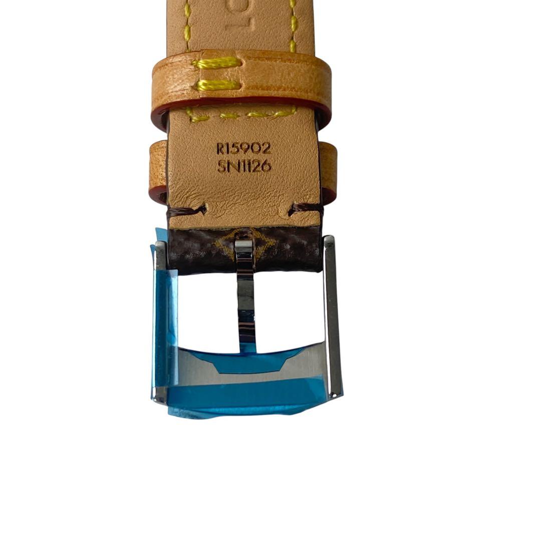 未使用 LOUIS VUITTON タンブール モノグラム 時計用 ベルト