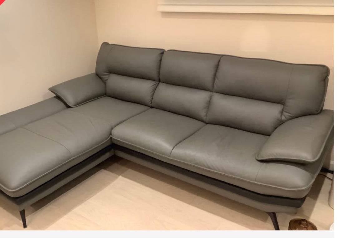 ニトリ　ソファ　ダークグレー　①