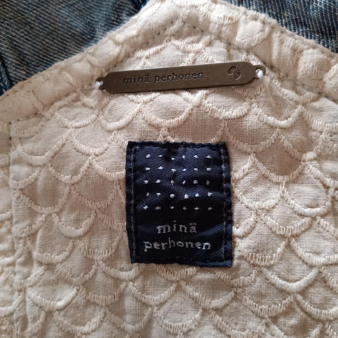 mina perhone ミナペルホネン リネン サロペット 日本製 X3369