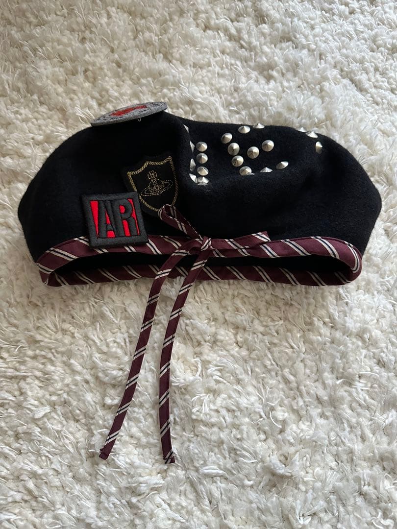 Vivienne Westwood ヴィヴィアンウエストウッド 黒　ベレー帽