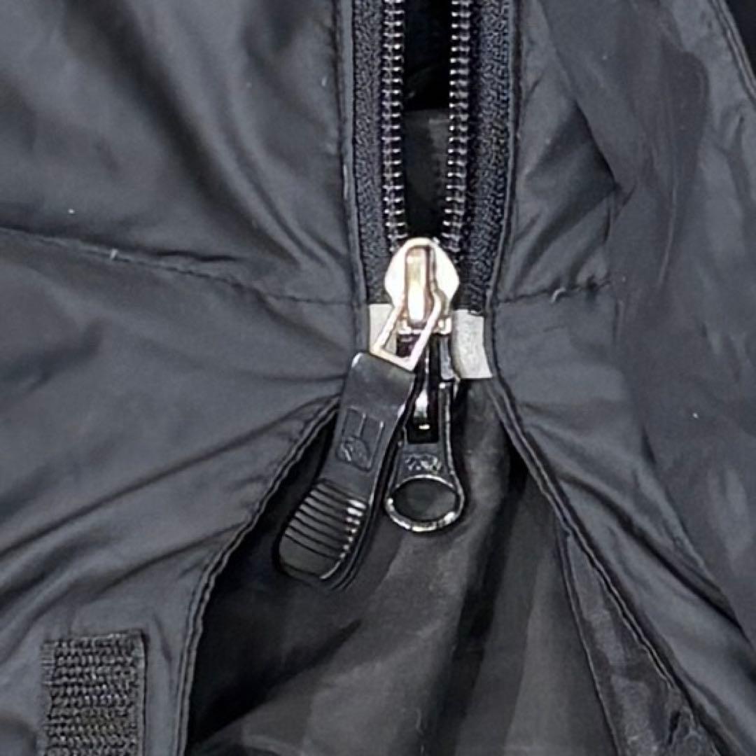 デサント ダウンコート ロング丈 着丈106cm フード脱着可 ダウン90% 黒