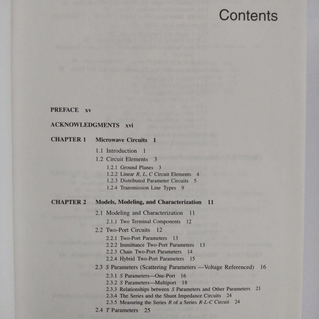 洋書 Introduction to Microwave Circuits