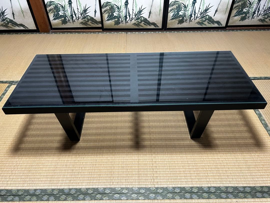 Nelson Platform Bench リプロダクト ガラス天板付き