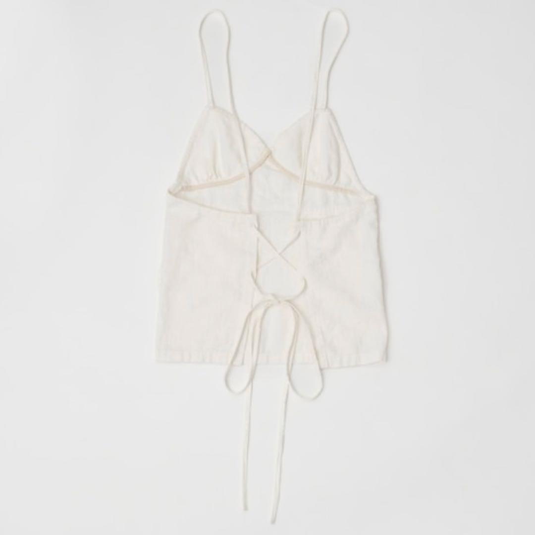 トップス papier Apron/white