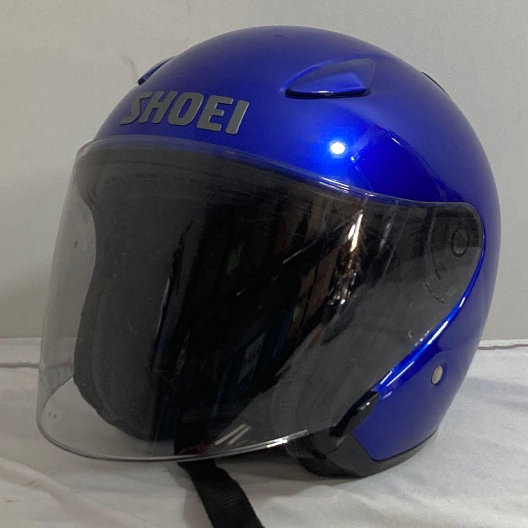 SHOEI J-STREAM 青 ジェットヘルメット Mサイズ
