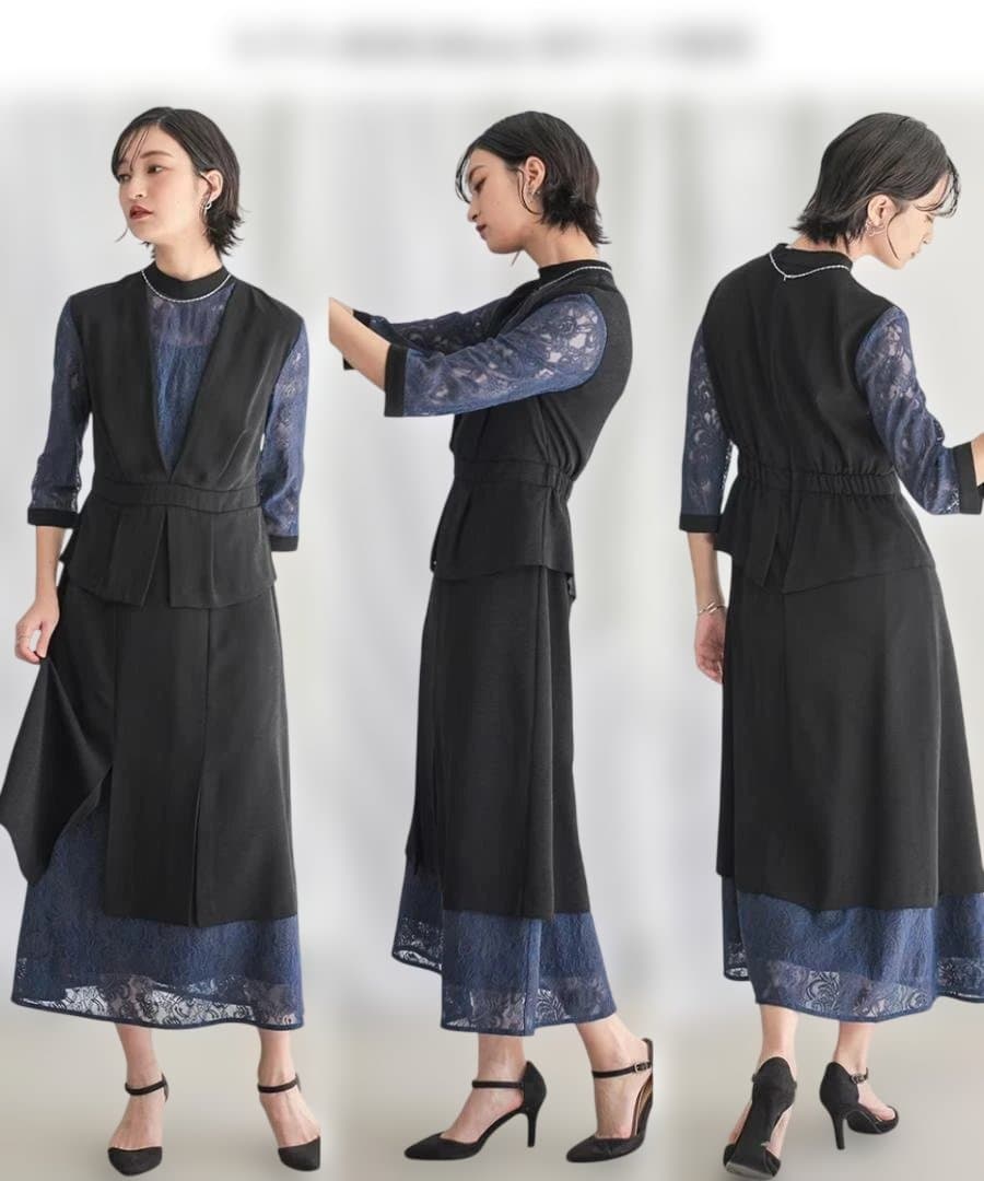 ⚠️ほのぼのさん専用ページ⚠️【結婚式・オケージョンドレス】デザインワンピース