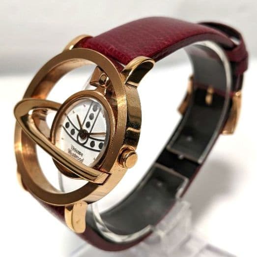 電池交換済 Vivienne Westwood サークルオーブ 腕時計