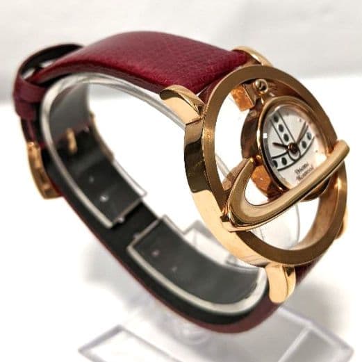 電池交換済 Vivienne Westwood サークルオーブ 腕時計