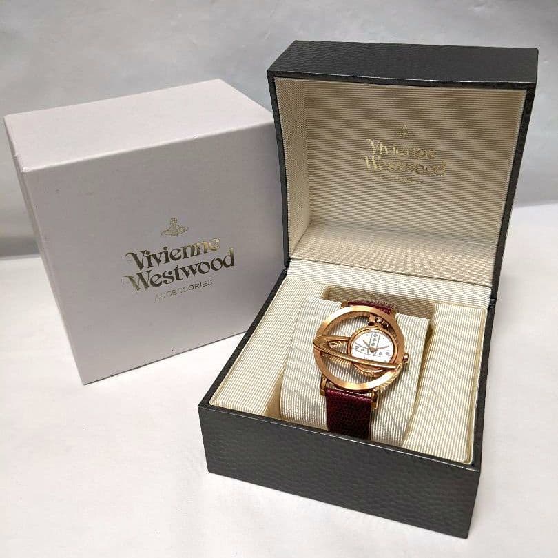電池交換済 Vivienne Westwood サークルオーブ 腕時計