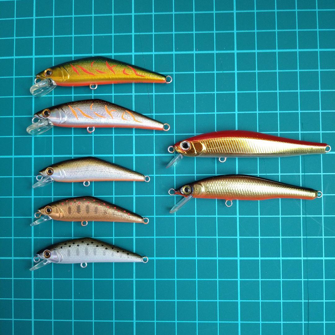 Dコンタクト 他トラウトルアーセット　渓流ミノー７個