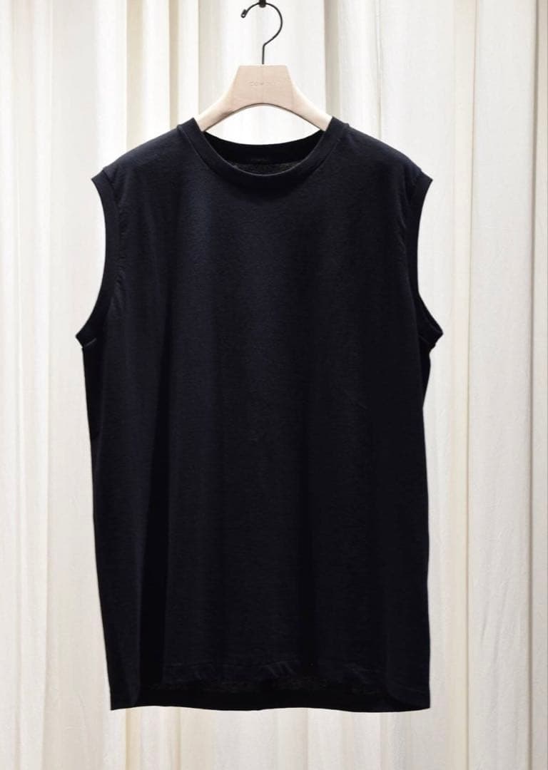 COMOLI コットンジャージ ノースリーブ size2