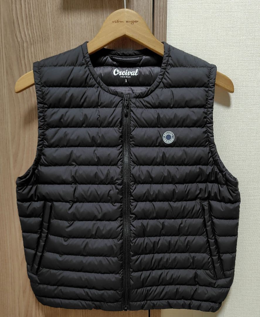 ORCIVAL オーシバル　ダウンベスト　インナーダウンベスト 　黒　М　Ｓ