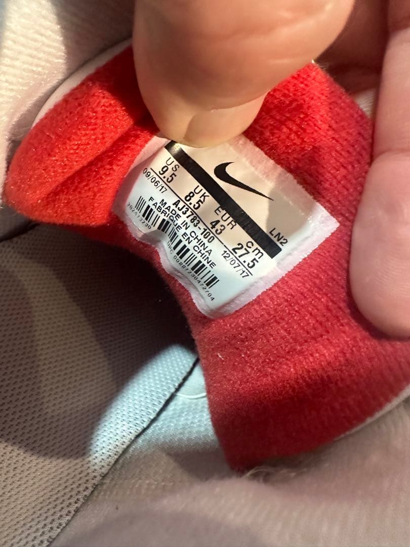 NIKE JORDAN 3 GOLF WHITE CEMENT US9.5 美品