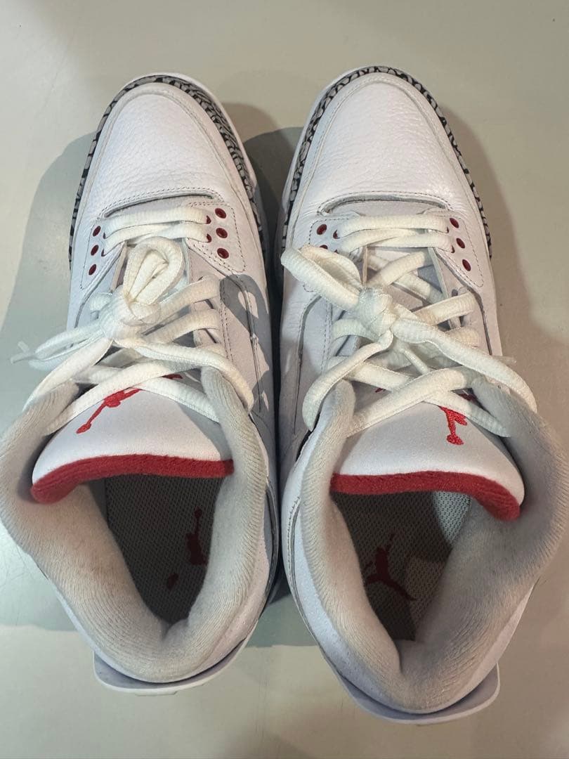 NIKE JORDAN 3 GOLF WHITE CEMENT US9.5 美品