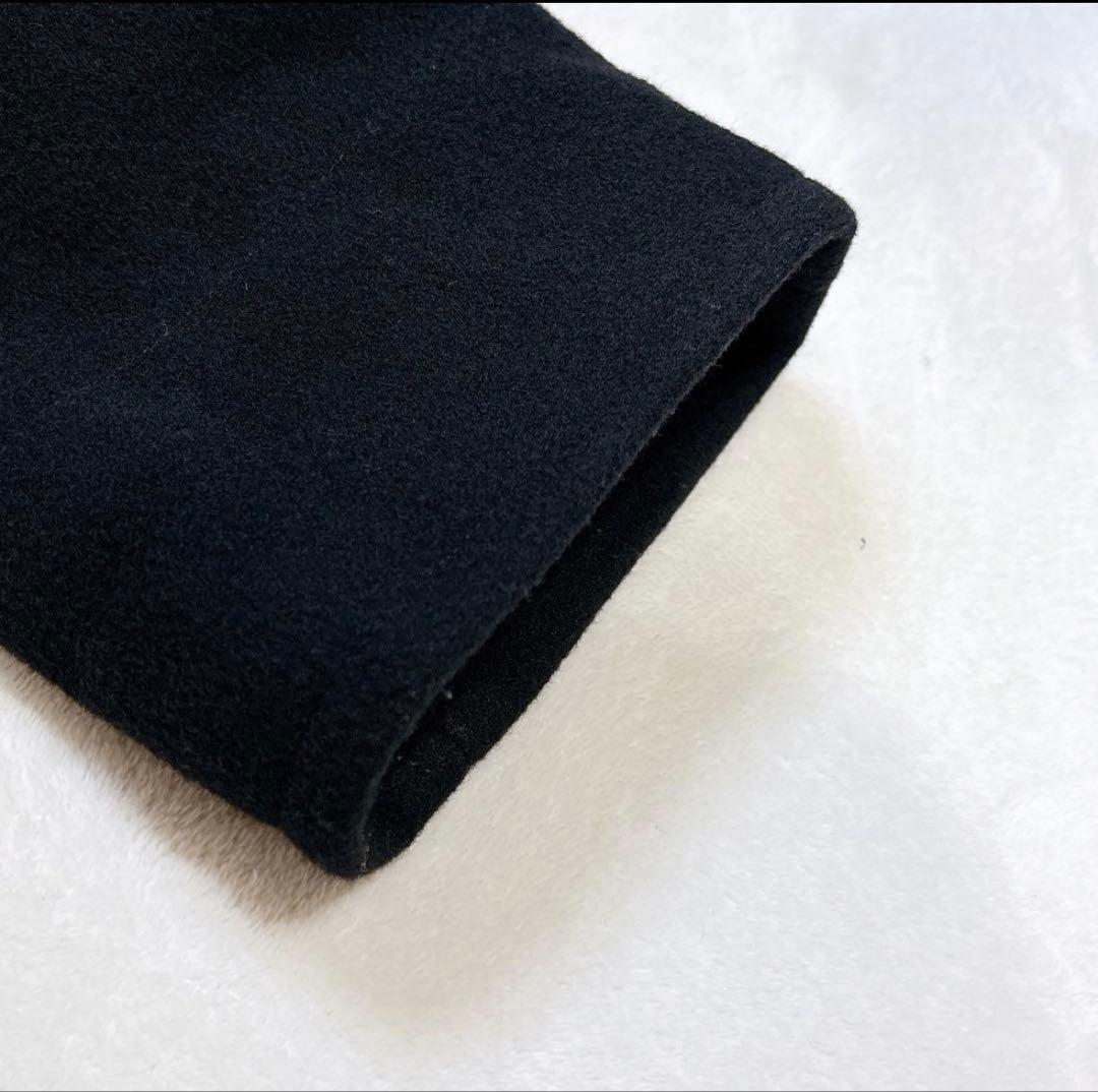 【たか】新品同等　ポロラルフローレン　ピーコート ウール　ブラック　L