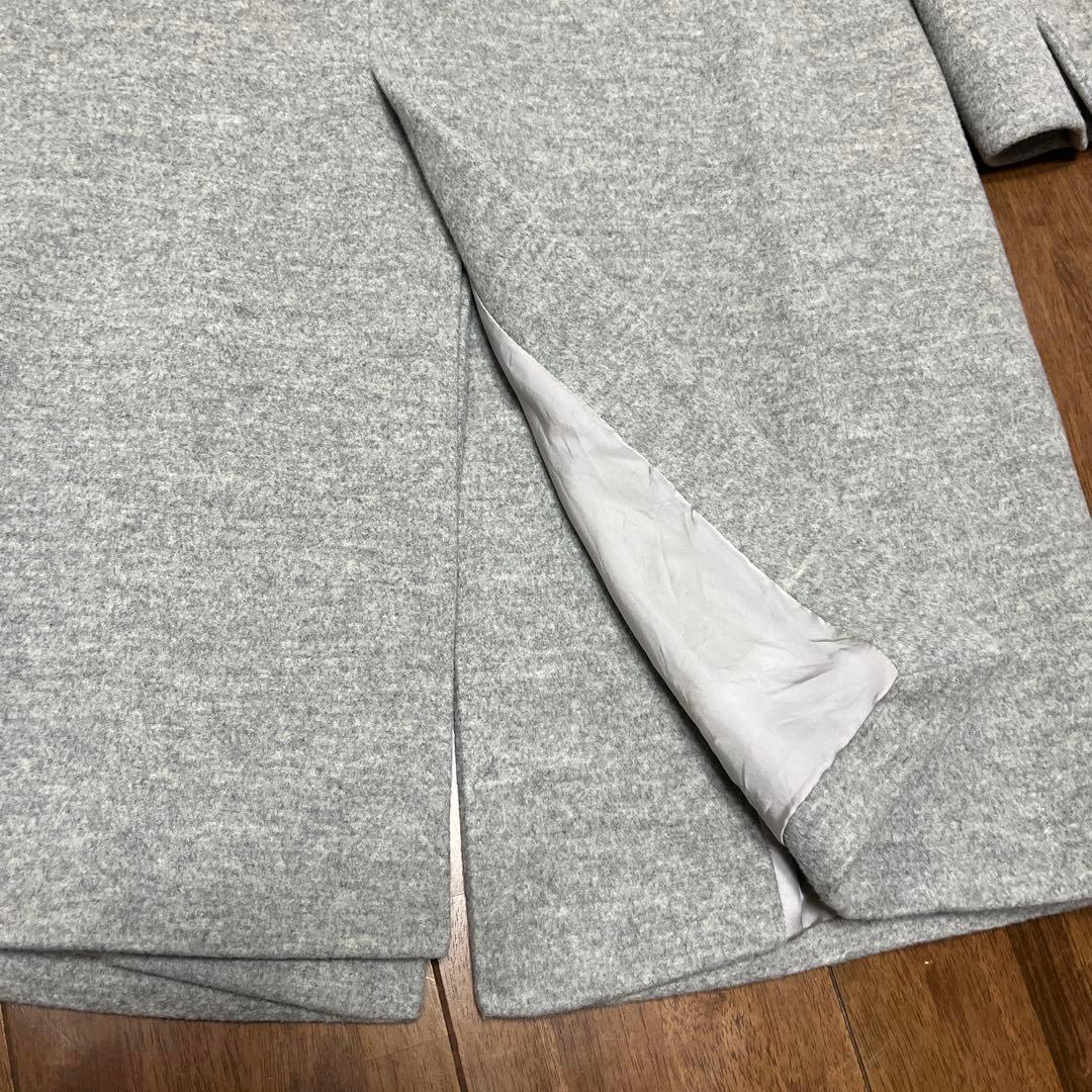 グレー ロングコート 23区　40
