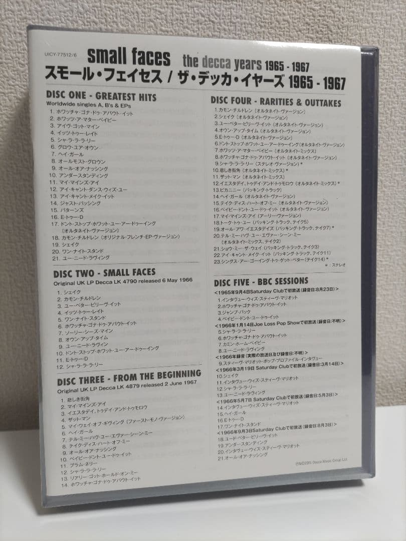 ■small faces the decca years 5CDセット