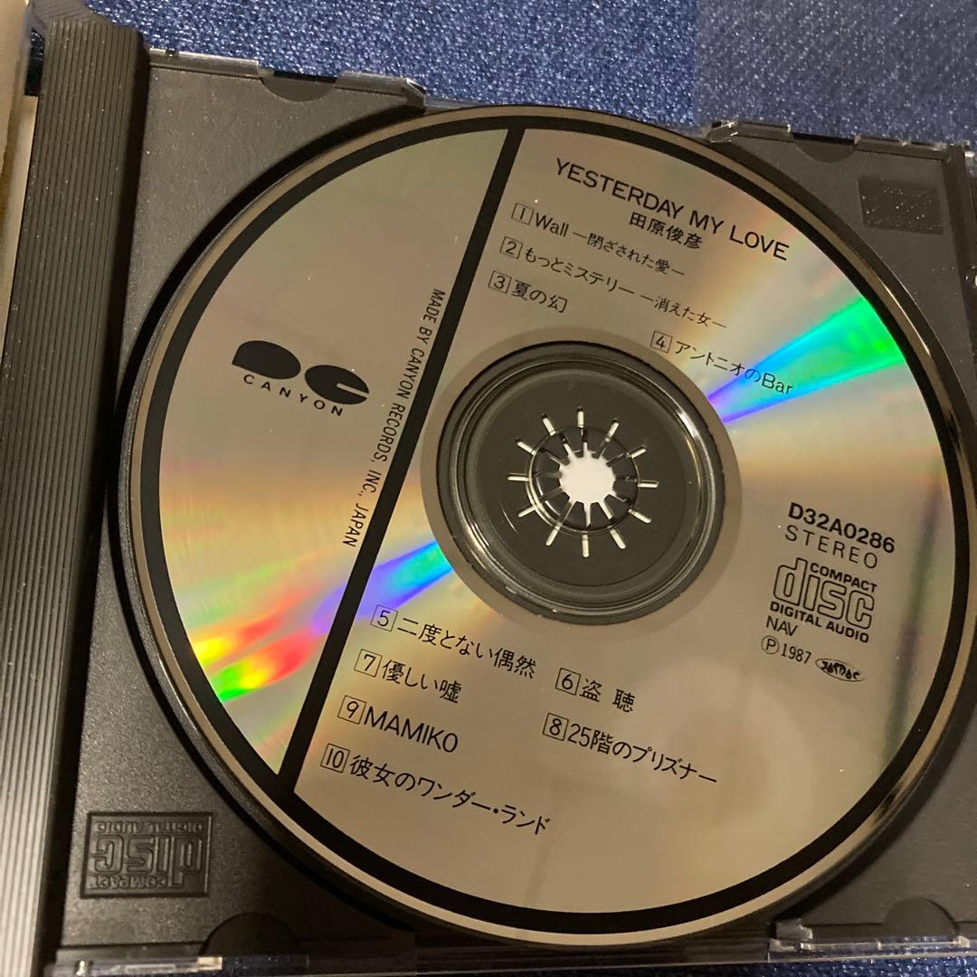田原俊彦 .YESTERDAY MY LOVE CD 邦楽　　アイドル