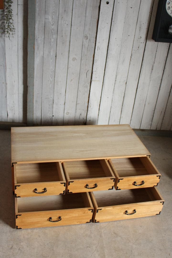 桐タンス　引き出し5杯　着物箪笥　タンス　収納　古家具　古民家　時代家具