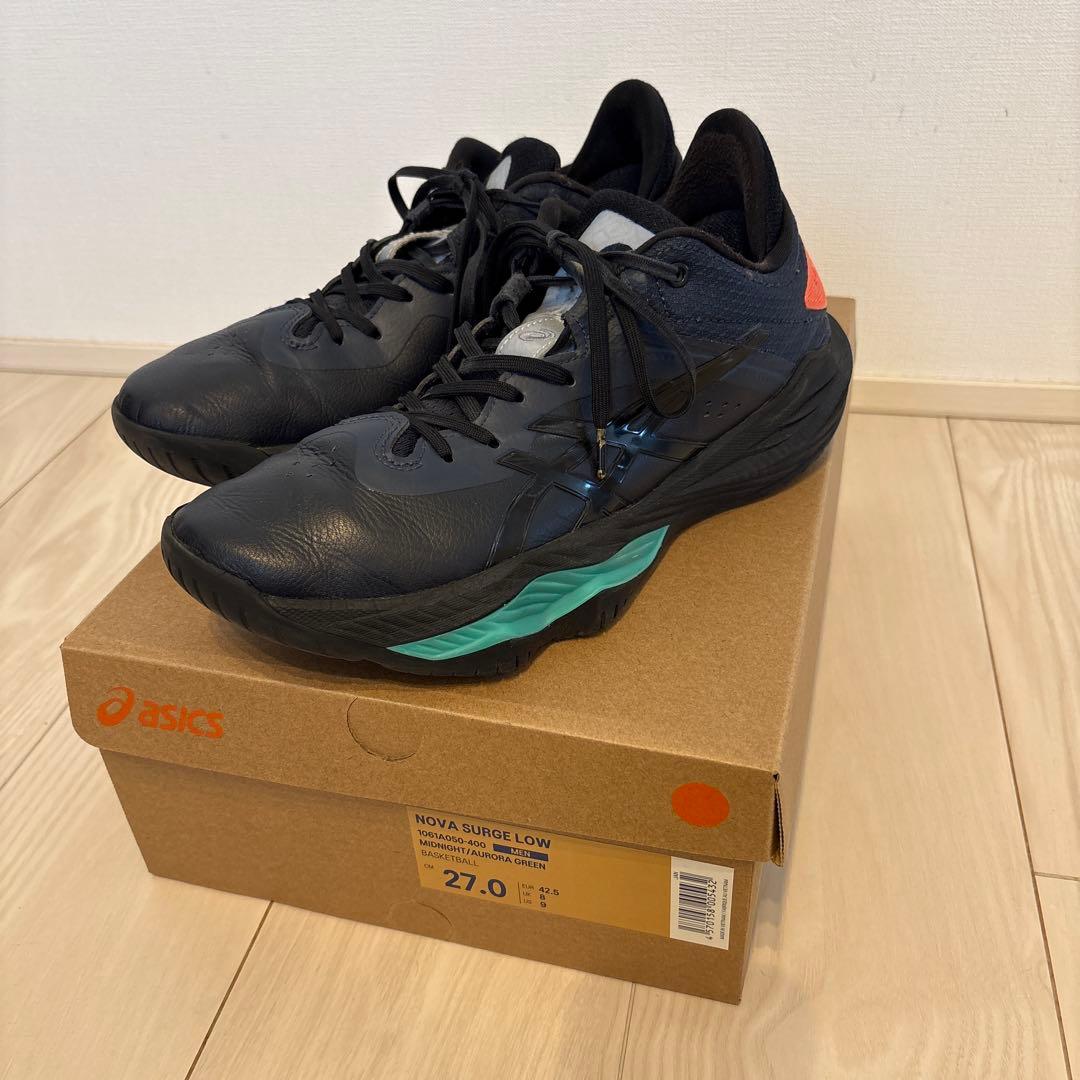 シューズ(男性用) ballaholic asics nova surge low 27cm