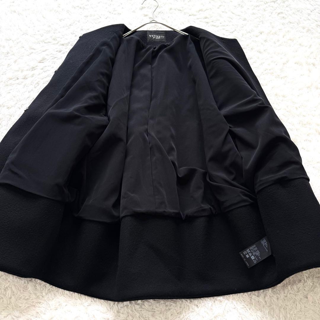 【最終価格】ヴェルメイユパーイエナ super140's バルーンスリーブコート