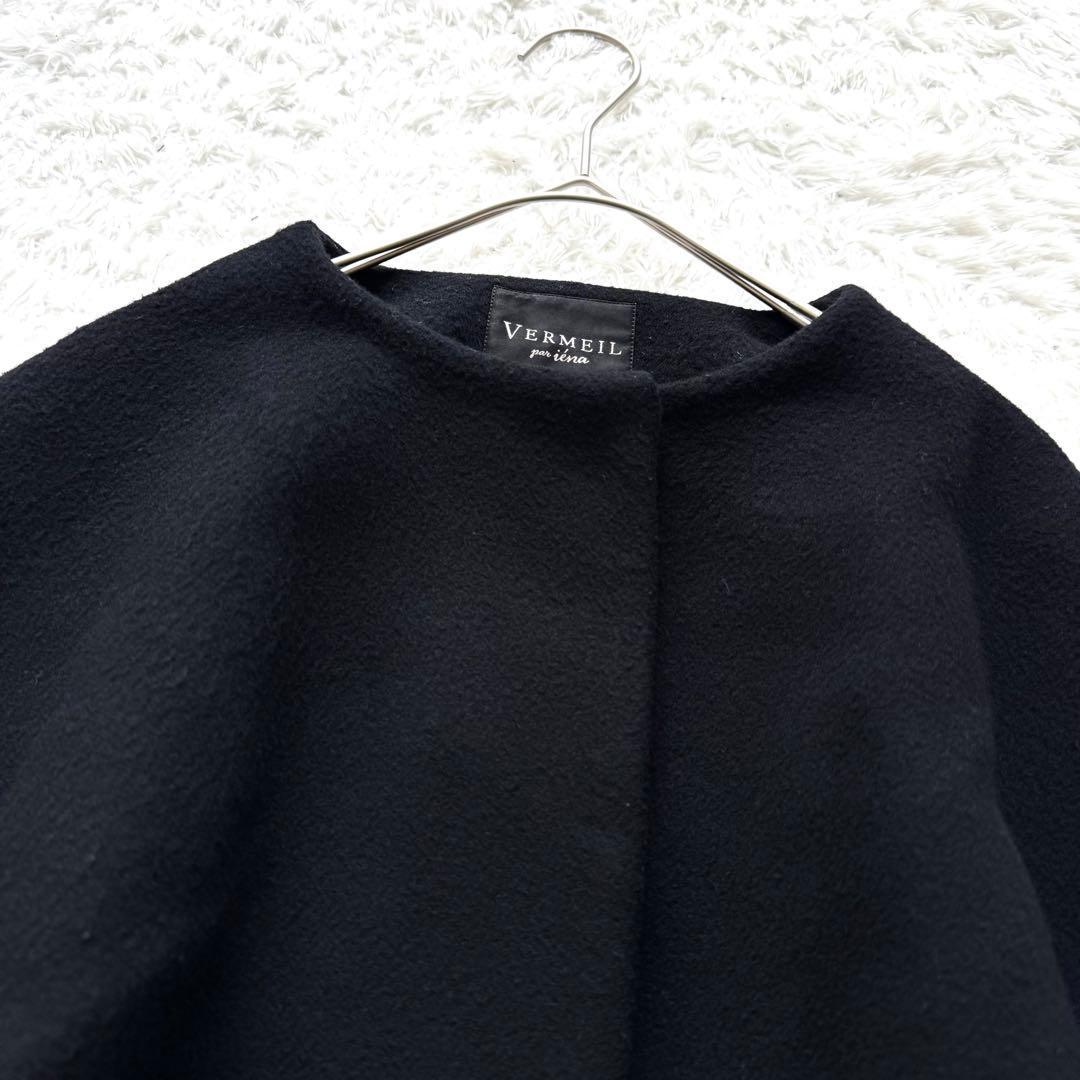 【最終価格】ヴェルメイユパーイエナ super140's バルーンスリーブコート