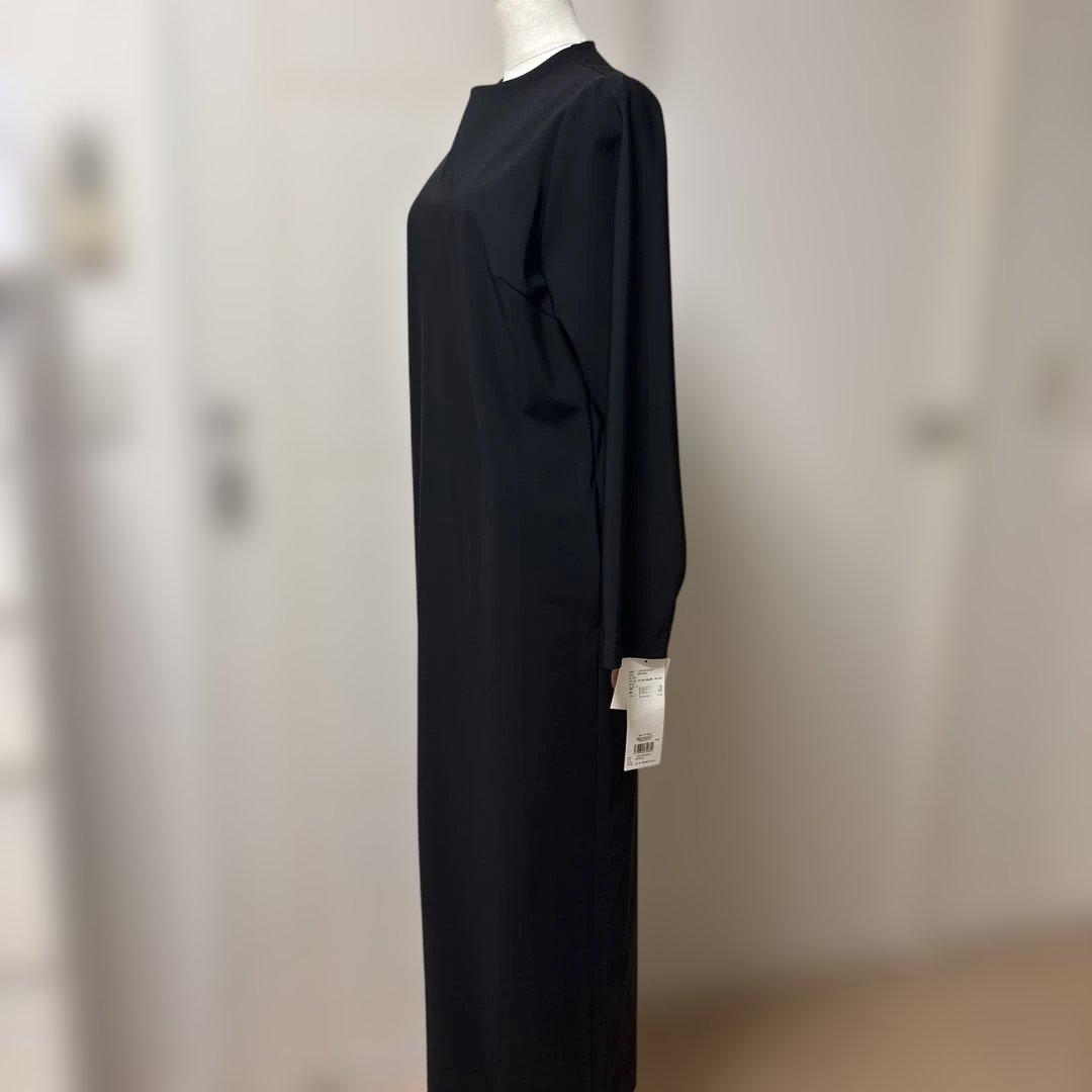 金子綾さん×emmiブラック ロングワンピース 長袖