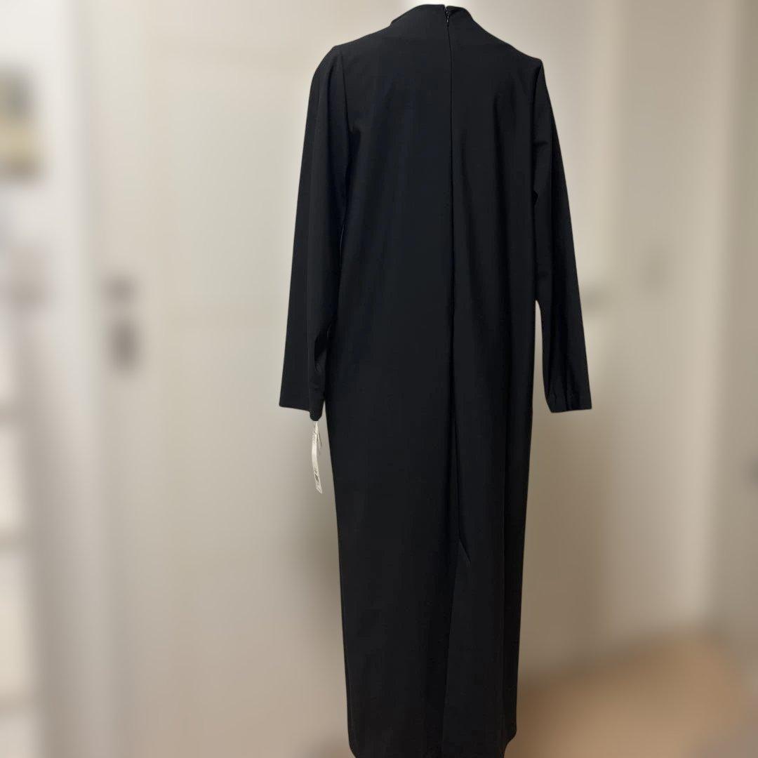金子綾さん×emmiブラック ロングワンピース 長袖