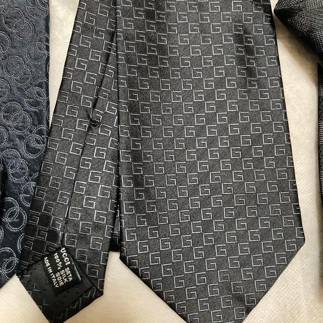美品！　GUCCI ルイ・ヴィトン　ネクタイ３本セット