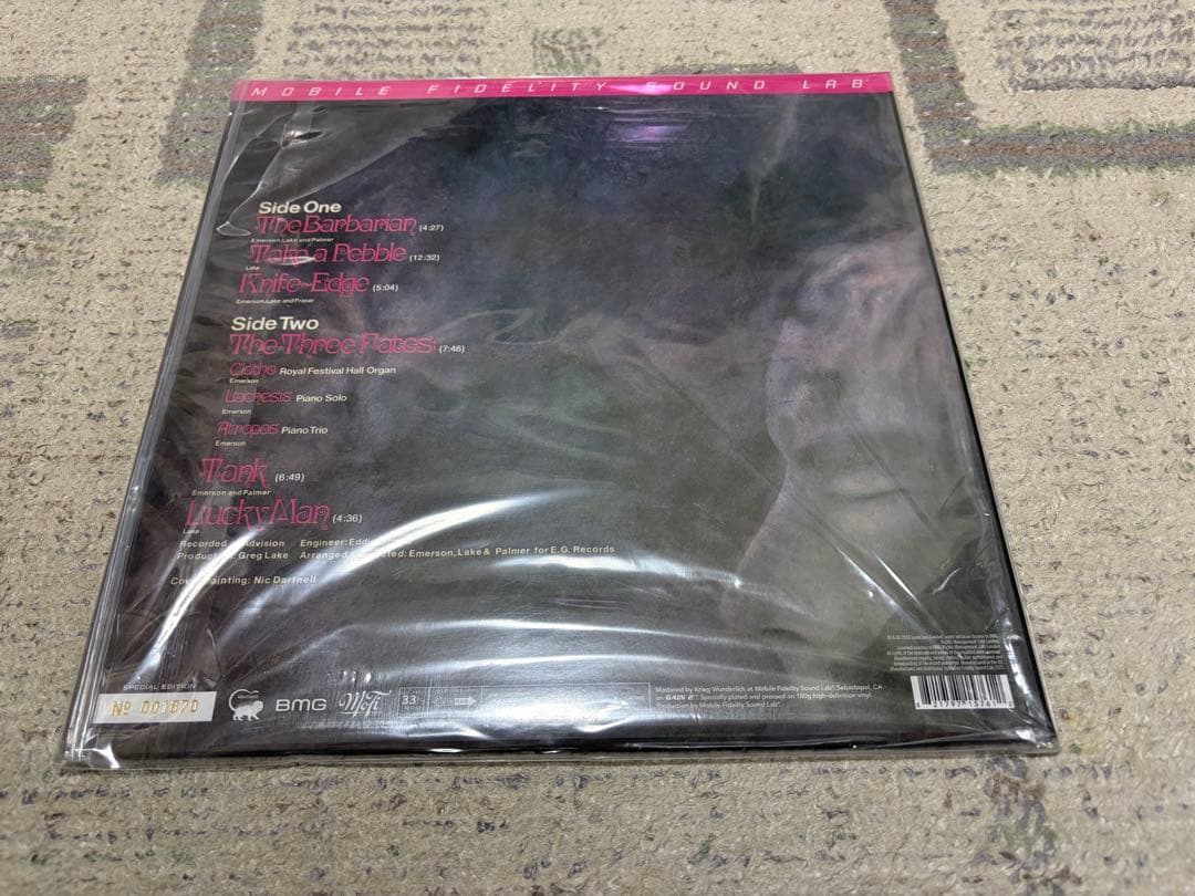 未開封 MFSL Emerson, Lake & Palmer 高音質