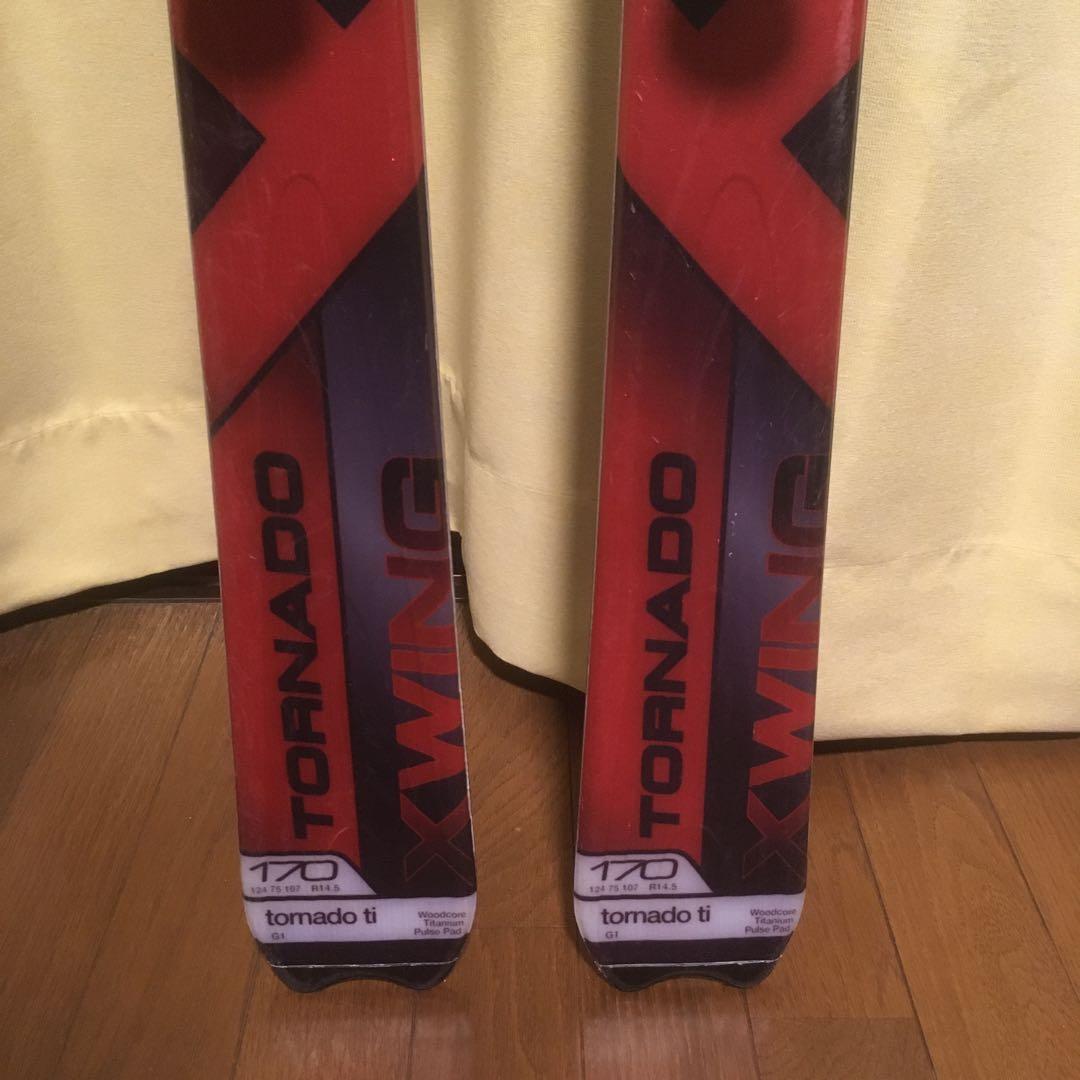 サロモン　スキー板　170cm 美品 ビンディング付き　カービングスキー