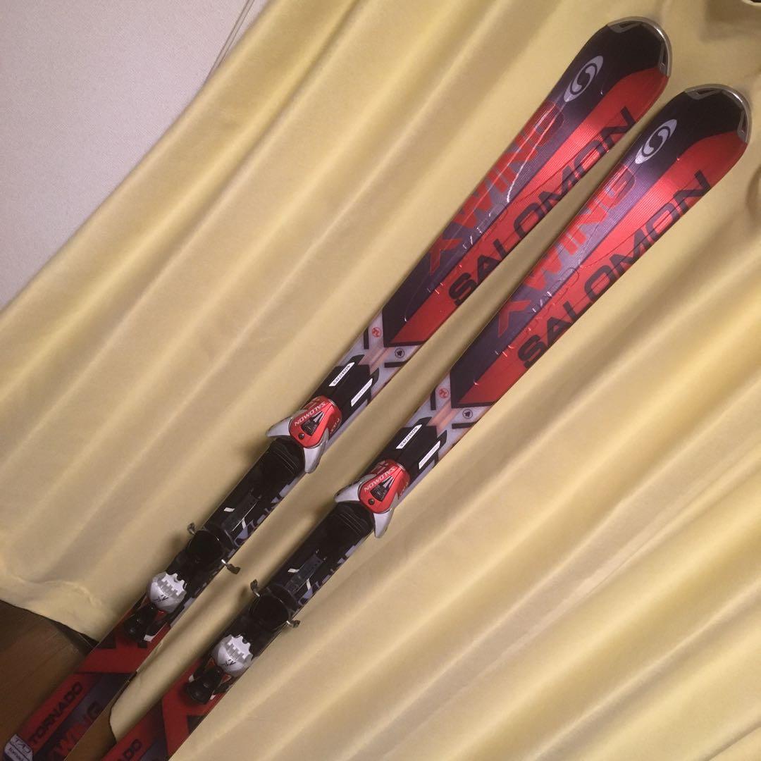 サロモン　スキー板　170cm 美品 ビンディング付き　カービングスキー