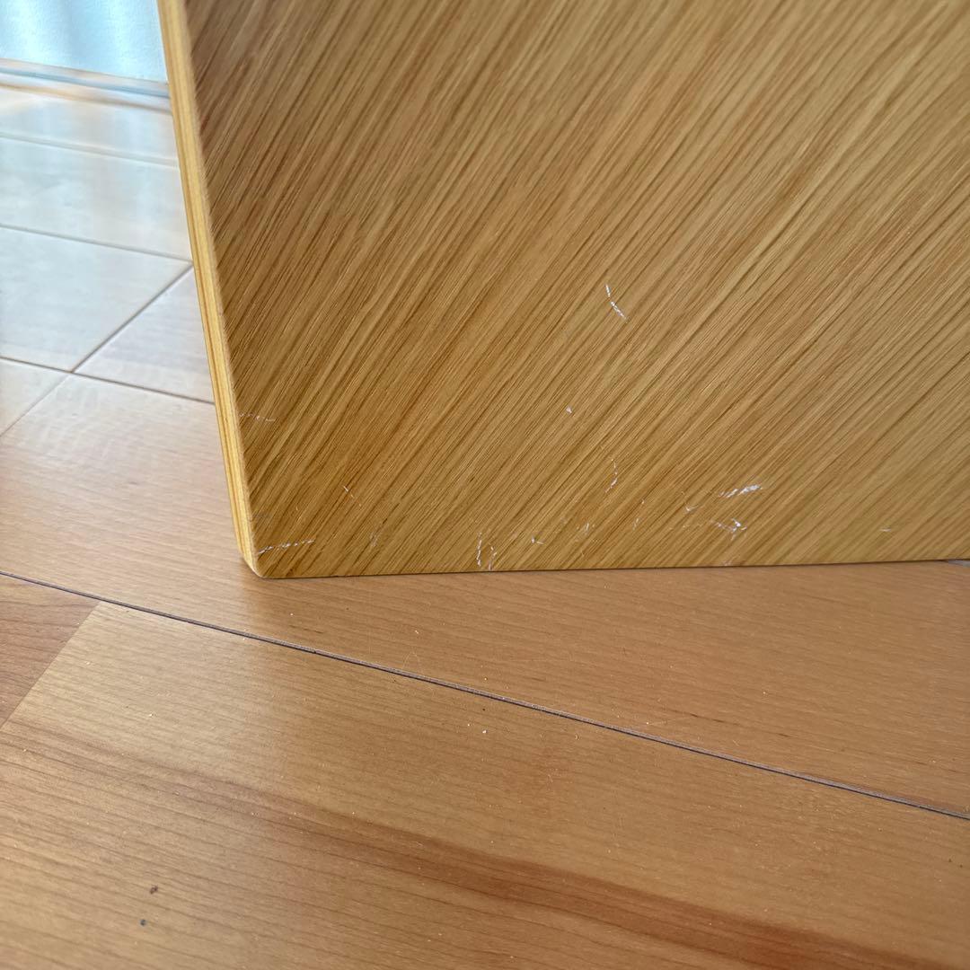 無印　重なるテーブルベンチ　オーク材