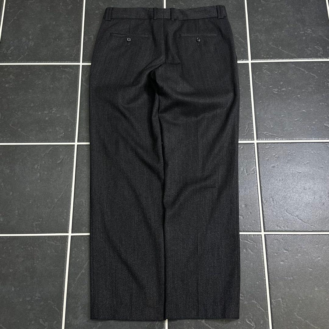 90s HUGO BOSS【ウールギャバジン　ストレートスラックス　レア】