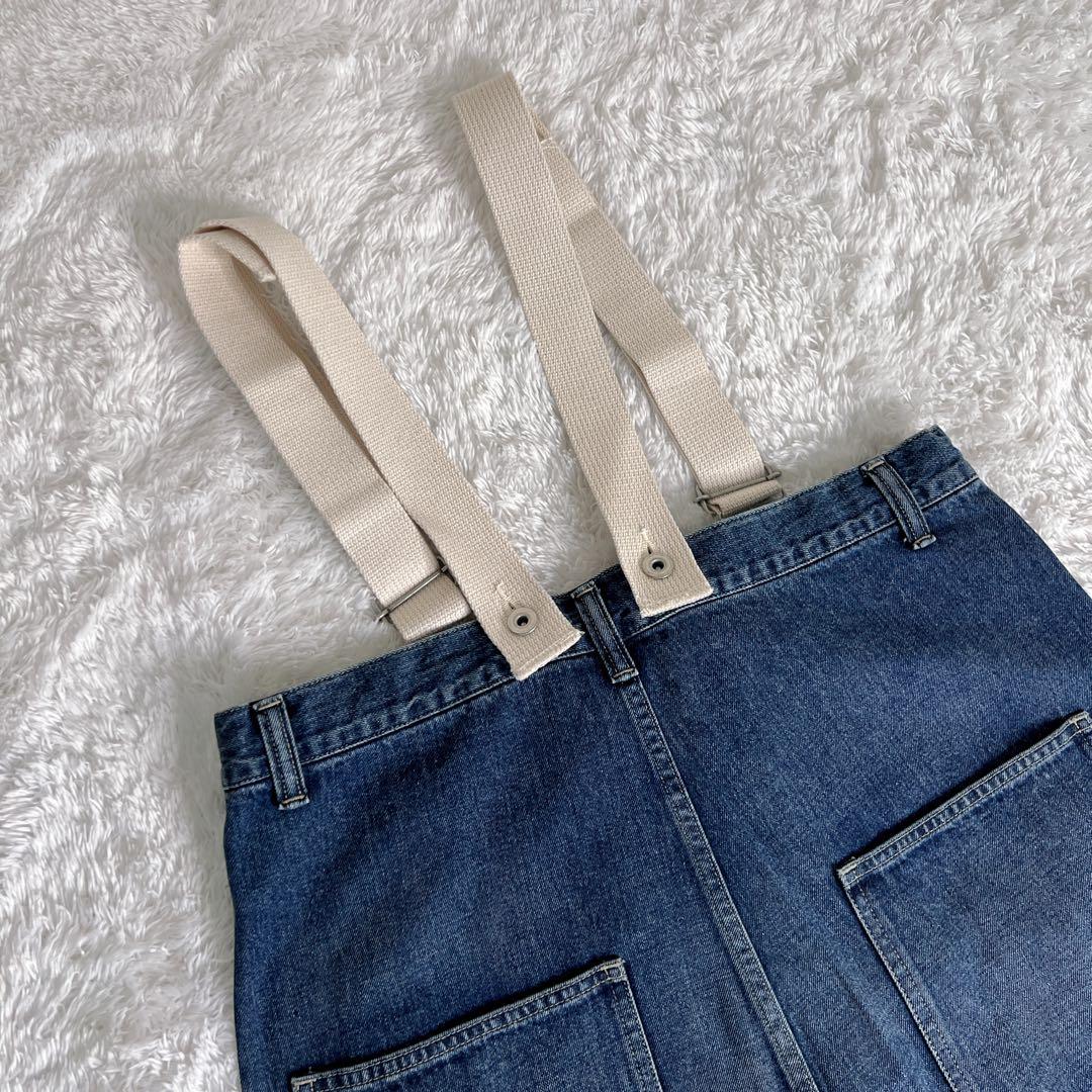 美品✨FRAMeWORK JOHN BULL デニムオーバーサスペンダーパンツ