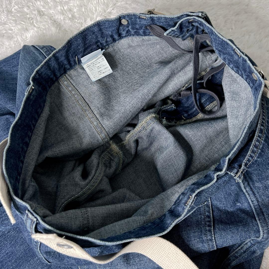 美品✨FRAMeWORK JOHN BULL デニムオーバーサスペンダーパンツ