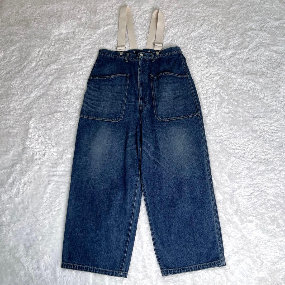 美品✨FRAMeWORK JOHN BULL デニムオーバーサスペンダーパンツ