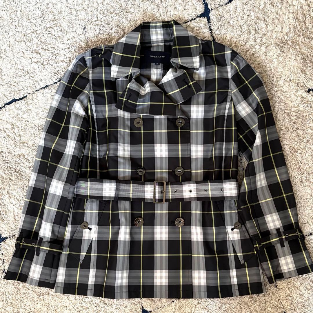 【未使用級✨】バーバリーロンドン　トレンチコート　ナイロンジャケット　チェック