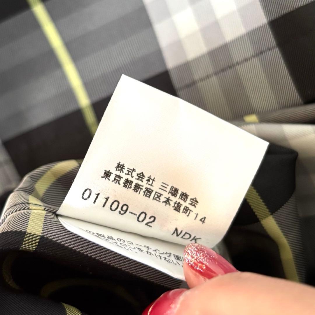 【未使用級✨】バーバリーロンドン　トレンチコート　ナイロンジャケット　チェック