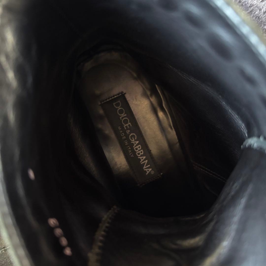 DOLCE&GABBANA ドルガバ レザーブーツ スタッズ archive
