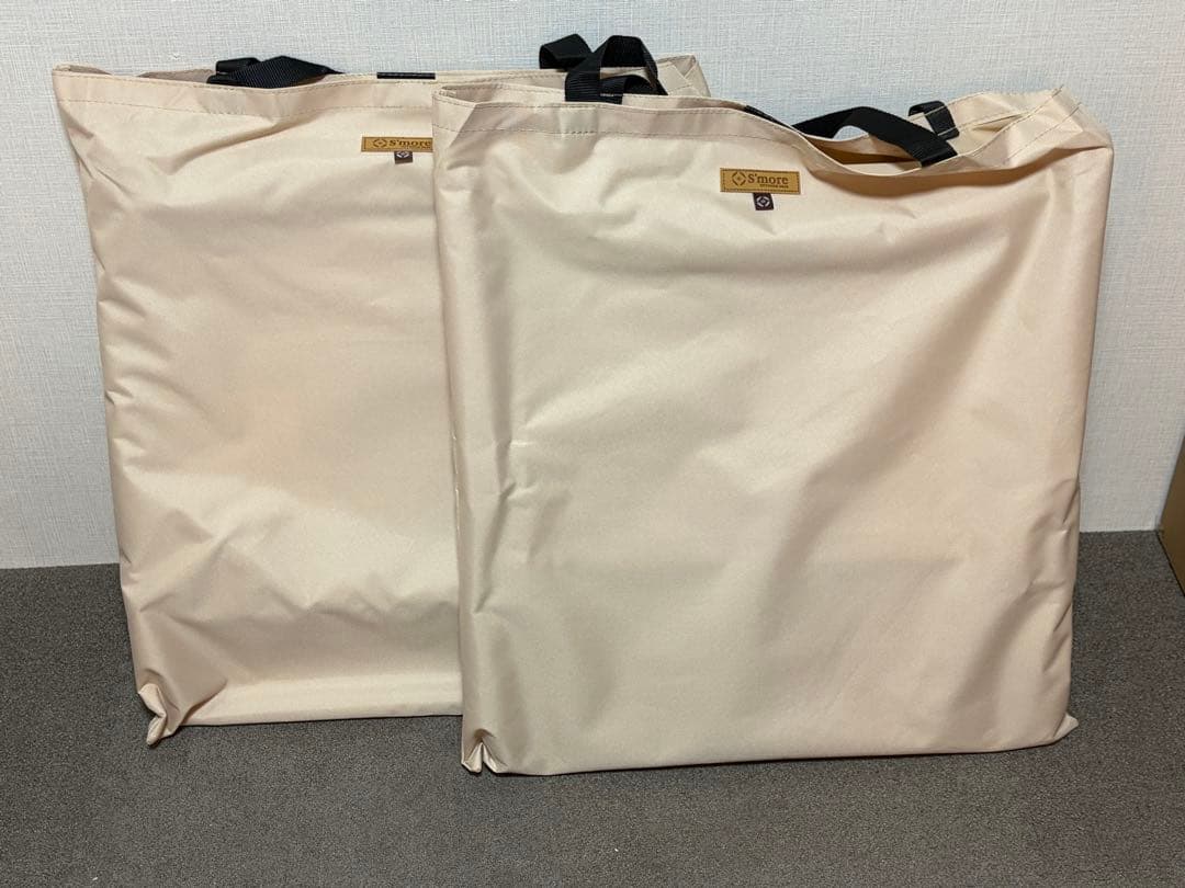 二脚　smore アルミ　フォールディングチェア　ベージュ　スモア