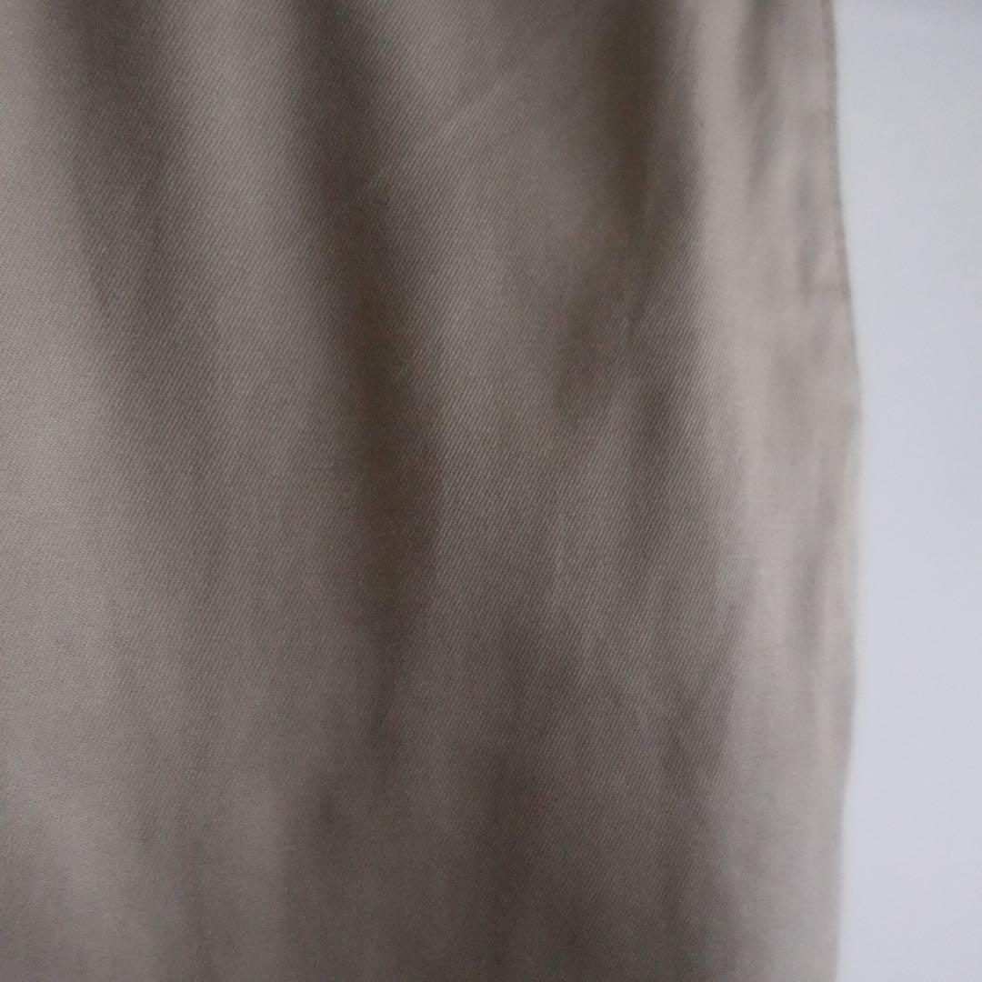 【イタリア製】Brioni コットンギャバジン　カーキ　トラウザーズ