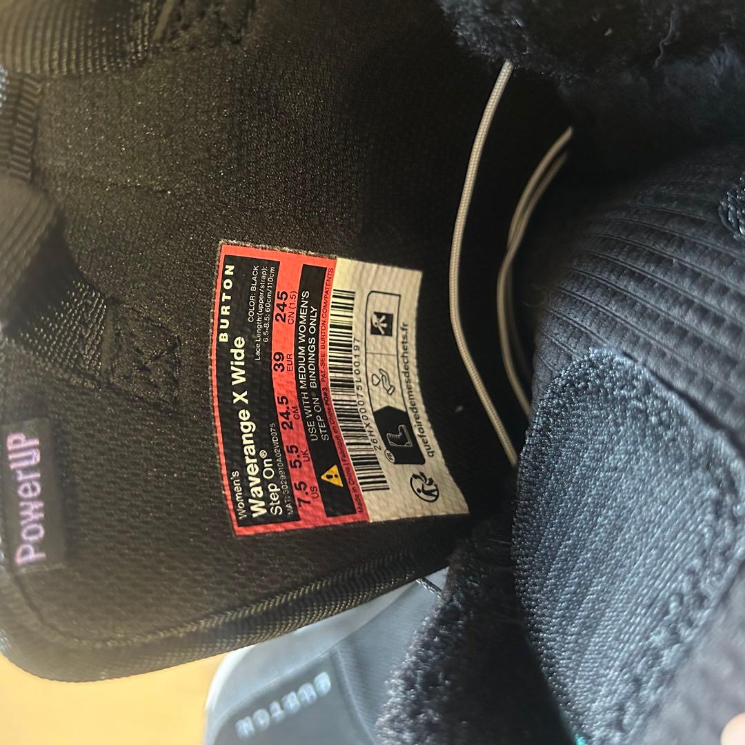 Burton2026ウェイブレンジXStepOnワイドスノーボードブーツ24.5