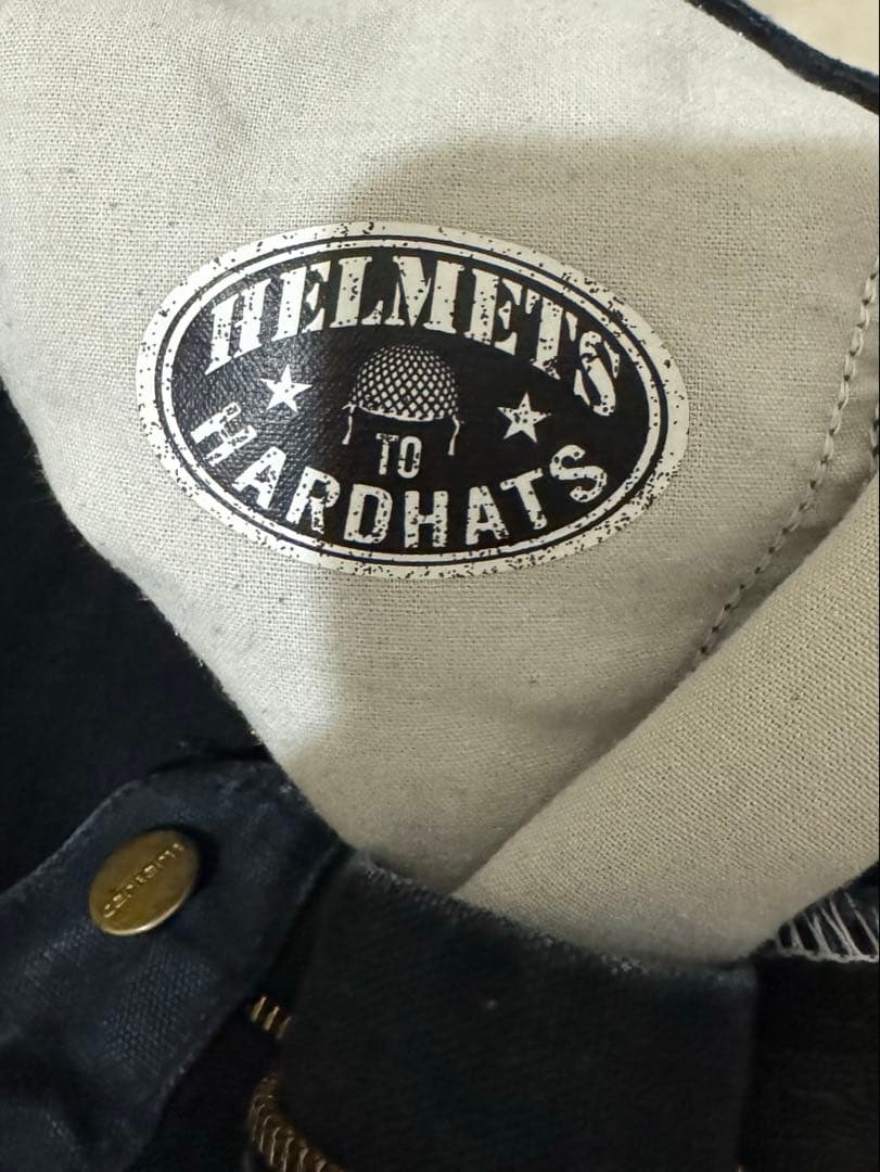 Carhartt ブラック カーゴパンツ　USA製　HELMETS