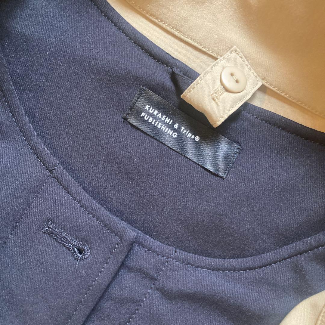 北欧、暮らしの道具店/中綿ベスト付きアウターS